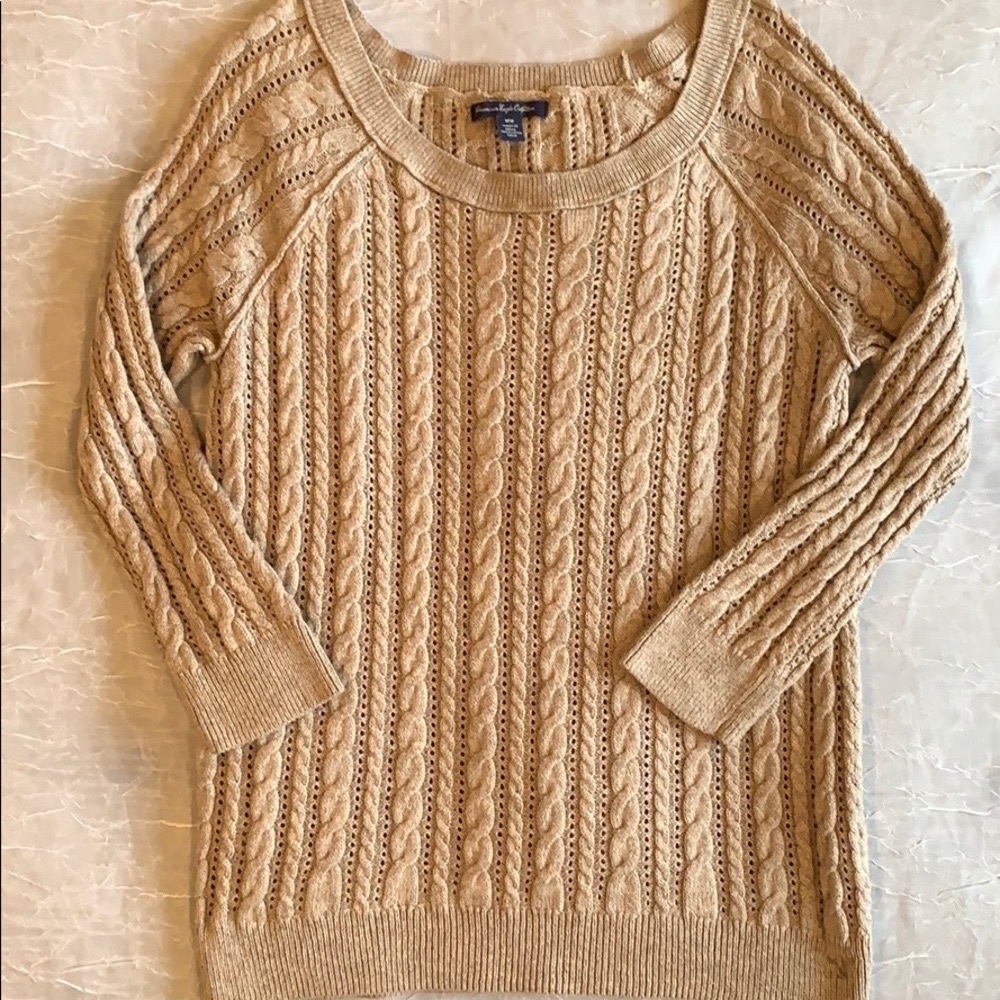 American Eagle 3/4 Sleeve Sweater